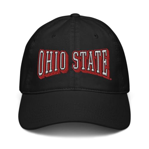 Gorra ajustable oficial Ohio State Buckeyes negra miniatura 2