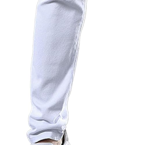 Men's Ripped Slim Fit Denim Pants Street Regular Fit Distressed Jeans Streetwear Comfort Destroyed Jean4