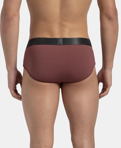 Image of Jockey IC27 Men's Tactel Microfiber Elastane Stretch Solid Brief with Moisture Move Treatment