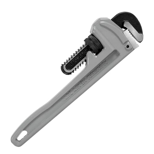 GWCYMYD Pinza per tubi, 25,4 cm, in lega di alluminio, regolabile, design sospeso, pinza per pompa dell'acqua per idraulici