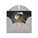 Lot de cartes de Noël : ce lot comprend 10 cartes de vacances avec motif bêtes Gobi et 10 enveloppes grises assorties.