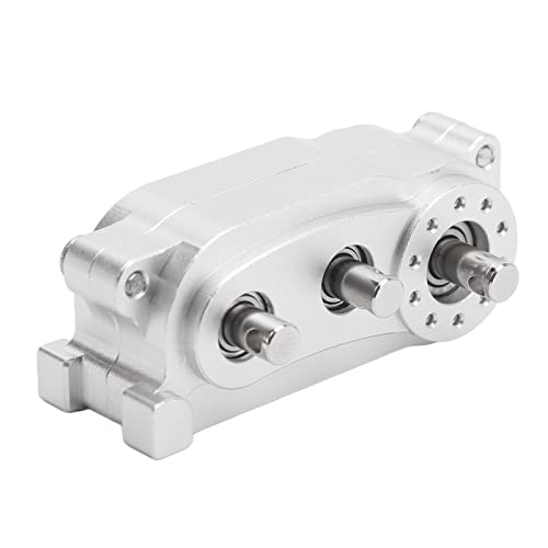 Skrzynia biegów Skrzynia rozdzielcza 313mm Rozstaw osi 2 prędkości Obrabiane CNC anodowane aluminium Części RC do Scx10 1/10 RC Car Metalowa skrzynia rozdzielcza RC Skrzynia biegów
