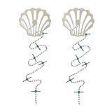 Evriholder DWOC12-AMZ Wig Ocean-Patented Catcher, Never Clean a Clogged Strainer, Hair Snare, As Seen on Shark Tank Shower Drain Protector, White