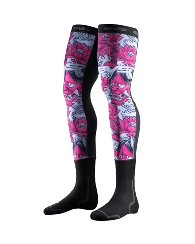 Image of EVS TUG Fusion Socks (1 Pair), Compression Moisture-Wicking, Cooling | Compression sock with reinforced heel /toe, moisture-wicking comfort, contoured stay-put fit, boot-ready support