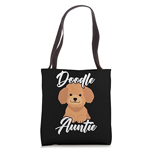 Doodle Auntie Goldendoodle Dog Lover Puppy Paw Love Tote Bag