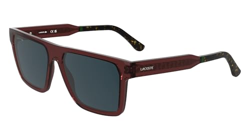 Lacoste Men's Sunglasses L6059S - Transparent Burgundy with Solid Blue Lens2