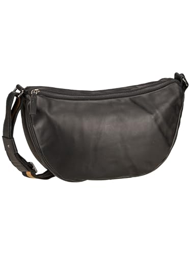 Sac à épaule bandoulière HAROLD'S Caugio, l'excellence du cuir noir