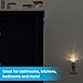 Lights by Night LED Night Light, Plug-in, Manual on/off , Warm White, UL-Certified, Energy Efficient, Ideal Nightlight for Bedroom, Bathroom, Nursery, Hallway, Kitchen, 11140