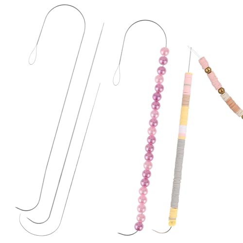 Yuanyifenglin Lot de 4 aiguilles en acier inoxydable pour la fabrication de bijoux, bracelets et loisirs créatifs