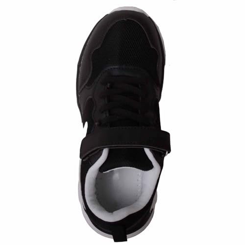 Baskets de sport pour enfants légères bicolores à lumières LED