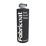 Fabricoat - Fabric Paint for Furniture - 8.5oz / 250ml Gunmetal - Restore or Change the Color of Couches, Chairs, Upholstery, Soft Furnishings, Car Interiors, Clothing, & Footwear