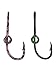 Custom Colored Eagle Claw Camo Hat Fish Hooks (Set of Two Hat Hook pins) One Camo and One Pink & Camo Hat Hook Clip