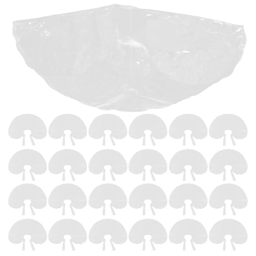 Capa desechable para teñir cabello 70 piezas transparente