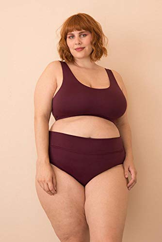 Parte de Baixo Sunkini Comfy Plus Size Vinho