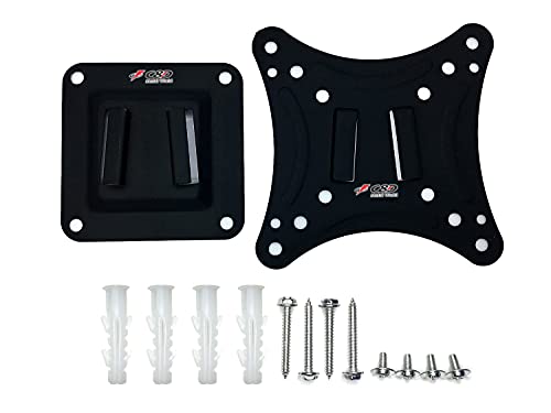 Image of HOJI Fixed Tv Stand for Wall Mount | Ultra Slim for Most 14-26 Inch LED, LCD OLED and Plasma Flat Curved Screen TVs, up to VESA 75 x 75mm,100 x 100mm Capacity 15kg
