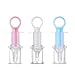 Liquid Medicine Syringe for Infant Toddler Newborns Silicone and Non-Toxic Baby Liquid Dropper White Liquid Medicine Syringe