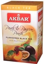 h & Passion Fruit Tea | Pure Ceylon Black Tea | Real bits of Peach & Passion Fruit | Foil Tea Bags | Pack of 100