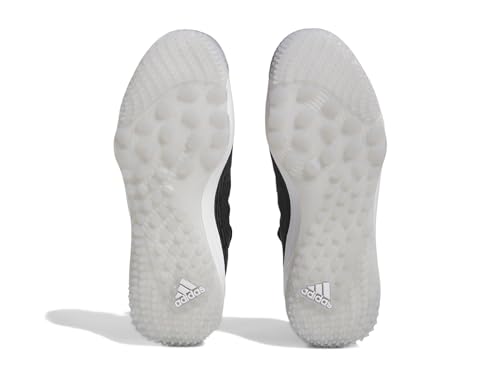 adidas mens Adizero Afterburner 9 Turf Core Black/Silver Metallic/Carbon 12