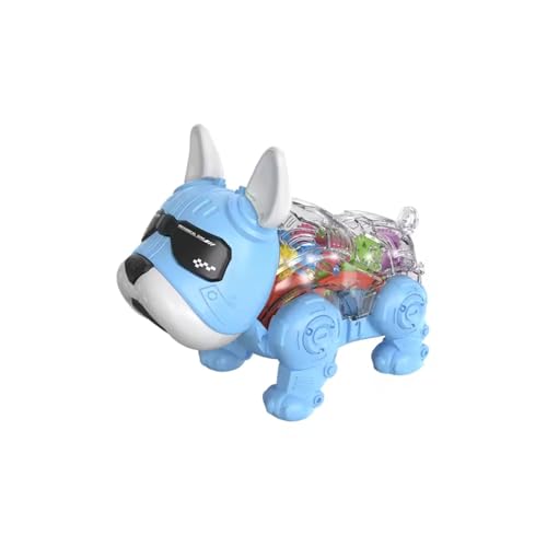 Image of Kids Mandi Interactive Robot Dog Toy, Battery Operated | Smart with Blinking Eyes and Flashlight | (Multicolour)
