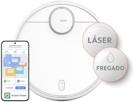 XIAOMI Robot Vacuum S12 - Robot Aspirador y fregasuelos con Siste...