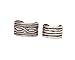 Handmade Silver 2Pcs Ear Cuffs Non-Piercing Earrings, 925 Sterling Silver, Fake Cartilage Helix Non-Pierced Ear Clip on for Women, Trendy Tiny 2xWide Band Geometric Ear Wrap, By Miya Jewelry Creations