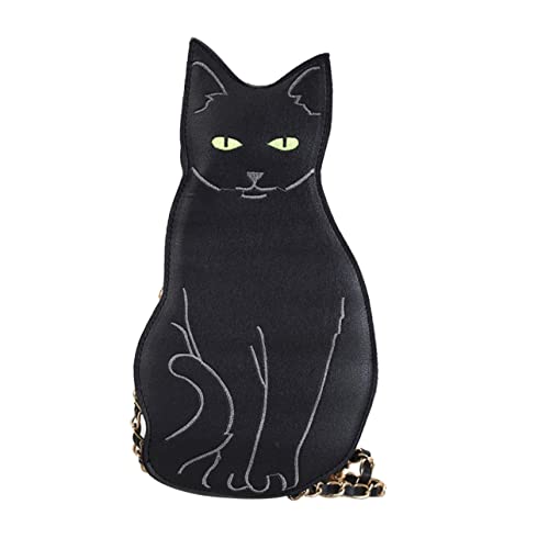 Sac à bandoulière pour fille FRCOLOR : le sac motif chat pratique et chic