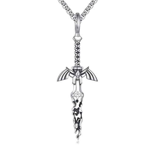 Yfn Zelda - Collar De Plata De Ley Con Colgante De Triple Fuerza, Joyería Zelda, Regalo Para Hombres, Mujeres, Niños Y Niñas, Plata Esterlina, No Es Una Piedra Preciosa Yfn Zelda - Collar De Plata De Ley Con Colgante De Triple Fuerza, Joyería Zelda, Regalo Para Hombres, Mujeres, Niños Y Niñas, Plata Esterlina, No Es Una Piedra Preciosa