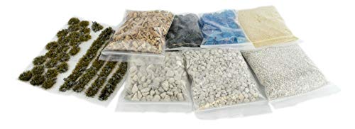 War World Gaming War Torn City Ruined Buildings, Barricades and Rubble Set with Scenery Materials - 28mm Heroic Scale Wargaming Terrain Model Scenery 40K Necromunda Tabletop Destroyed City