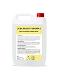 DESATASCADOR DE TUBERÍAS. ATRANQUES PROVOCADOS POR PELO, COMIDA Y OTROS. USO DOMÉSTICO. GARRAFA 5 LITROS