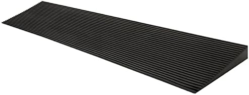 Kingpower Gummi-Auffahrrampe – 200x40x900 Mm, Rutschfest, Für Rollstuhl, Hubwagen, Sackkarre, Bordstein & Türschwelle (8–45 Mm Höhe)