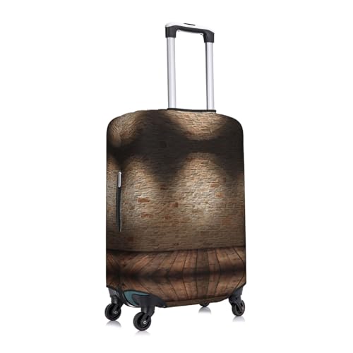 Lights Hit The Brick Wall Print Luggage Suitcase Cover Protector Luggage Washable Covers With Concealed Zipper3