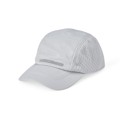 Amazon Essentials Womens Adjustable Moisture-Wicking Sports Mesh Baseball Cap Grey One Size