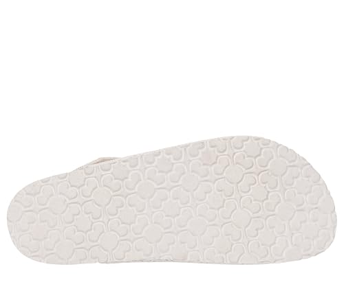 Skechers Skechers Women's Arch FIT Granola - Special Summer, Adjustable Double Band Buckle Knit Sling Back, Off White, 6M