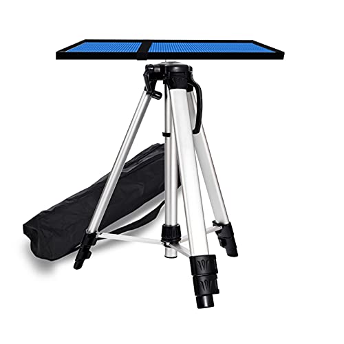 Projector Mount Tripod Projector Floor Stand con bolsa de transporte, tamaño de placa de 11 a 15 pulgadas, altura ajustable hasta 57 pulgadas, montaje en techo con bandeja miniatura 1