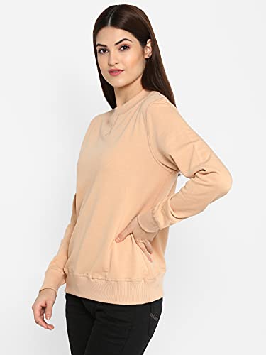 Image of Alan Jones Clothing Women's Cotton Round Neck Sweatshirt