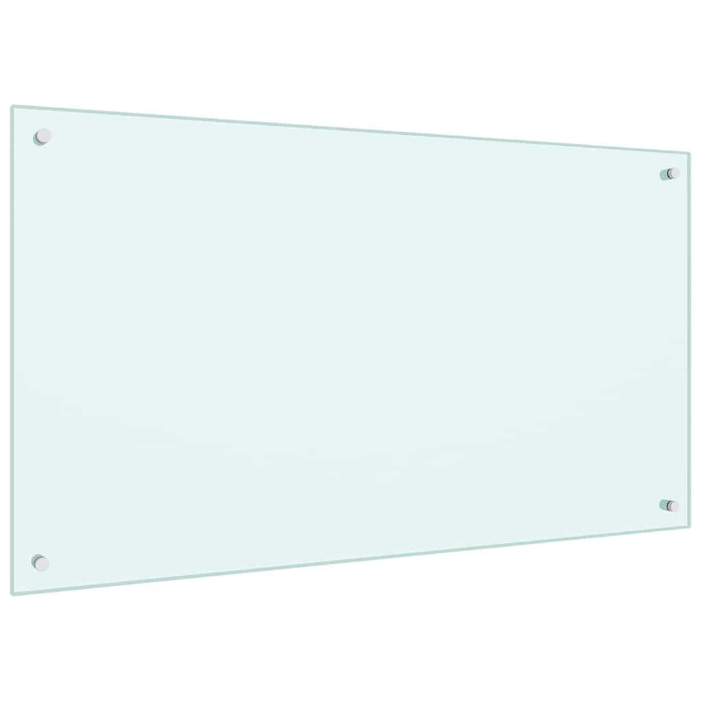 Generisch Küchenrückwand 2 pcs Weiß 100 x 60 cm Gehärtetes Glas,Heim Garten,Küche Esszimmer,Küchenhelfer -utensilien-3415424