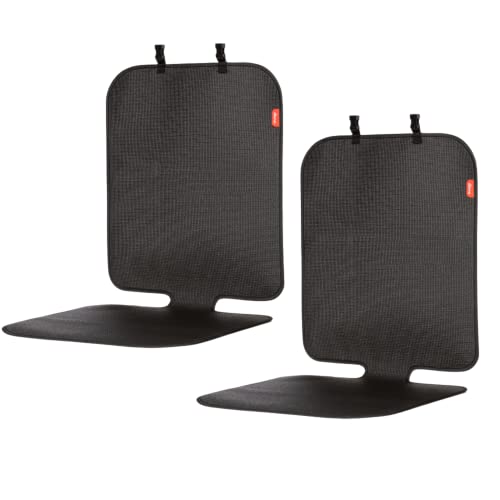 Image of Diono Grip It Car Seat Protector 2-Pack for Baby Child Car Seat, Crash Tested with Full Seat Cover, Anti Slip Backing, Durable, Water Resistant Protection for Vehicle Upholstery