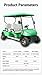 Electric Sightseeing Vehicle, 4-Seater Low-Speed Transport Cart, Campus & Community Mobility Vehicle - Weather Canopy, Lighting Package, for Internal Property Circulation