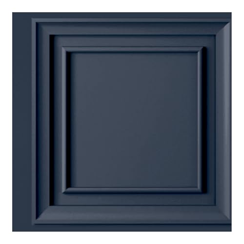 Superfresco Easy Navy Industry Textured Wallpaper | Paste the Wall | Navy Panelled | Eco-Friendly