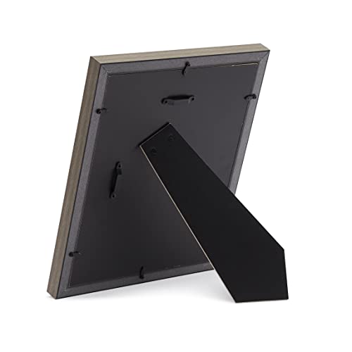 Amazon Basics Rectangular Photo Picture Frame, 8" X 10" Or 5" X 7" With Mat, Pack Of 2, Barnwood #TOP3