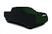 Coverking Custom Fit Car Cover for Select Ford F 250350 Models - Satin Stretch (Green with Black sides)