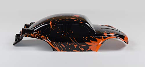 Custom Body Muddy Orange Over Black Compatible For 1/10 Slash 4X4 Vxl 2Wd Slayer Rc Car Or Truck (Truck Not Included) Ssb-Br-03 #TOP4