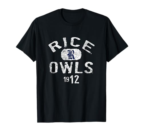 Rice Owls Vintage 1912 Logo Officially Licensed T-Shirt