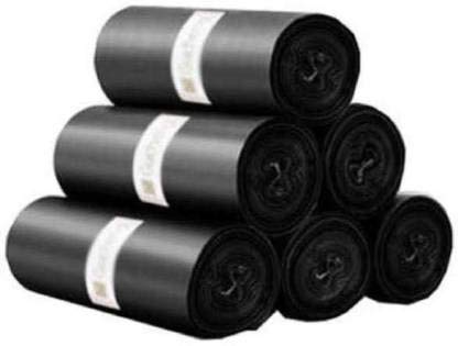 Sandesh Garbage Bags Size Medium 25 Inch X 30 Inch (Black) Pack Of 04(60 Bags)(Trash Bag/Dustbin Bag)-image-44