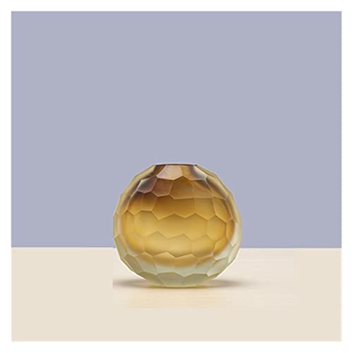 Vase en verre écailles poisson stable pour meuble tv - 2