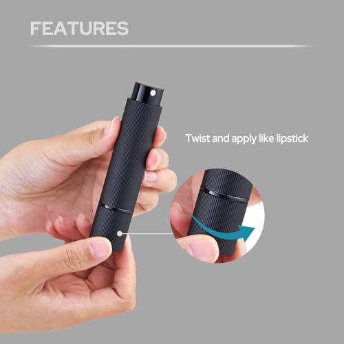 Lulupack Travel Perfume Bottle Refillable - Cologne Spray Atomizer Mini - Small Travel Size Sprayer Empty for Refill Sample Container - Portable Fragrance Decant Dispenser for Men Women 3PCS 8ml Blue by Lulupack - Used condition - Image 2