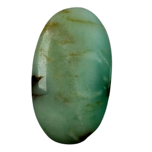 Chrysoprase naturelle de 65,95 cts, cabochon ovale LCAB-0926 pour la haute joaillerie