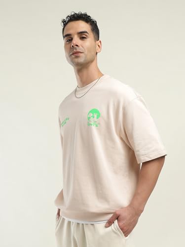 Image of Men's Solid Loose Fit T-shirt