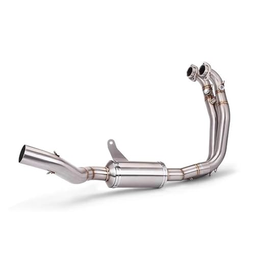 Komplette Motorrad Auspuffanlage Espace Frontverbindungsrohr Slip-On Auspuff Für Aprilia RS660 RS 660 Tuono 660