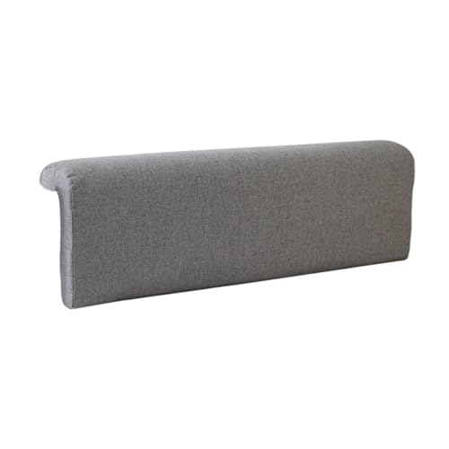 Image of Dorm Headboard Cushion for Dorm Room Decoration Modern Soft Backrest Cushion Dark Gray